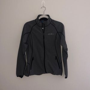 Heather Gray Eddie Bauer Light Weight Jacket Small